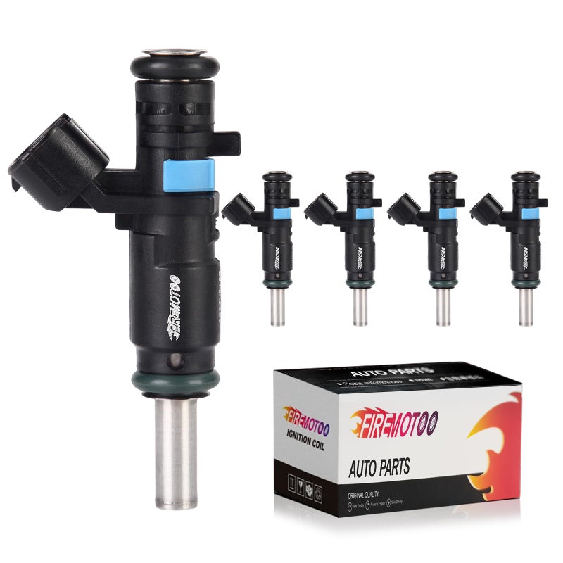 FIREMOTOO Fuel Injectors Pack of 5 8 Holes Compatible with Volkswagen Golf 20102014 Jetta 20072014 Passat 20122014 Rabbit 20072009 Beetle 20072010 20122014 L5 25L - Image 2