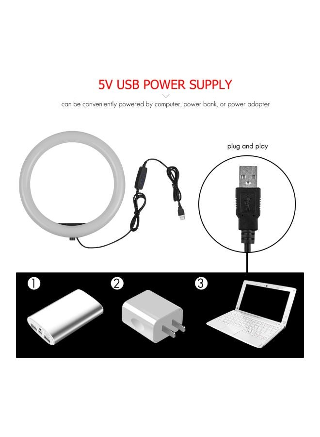 docooler LED Photography Ring Light Set White/Black - Image 5