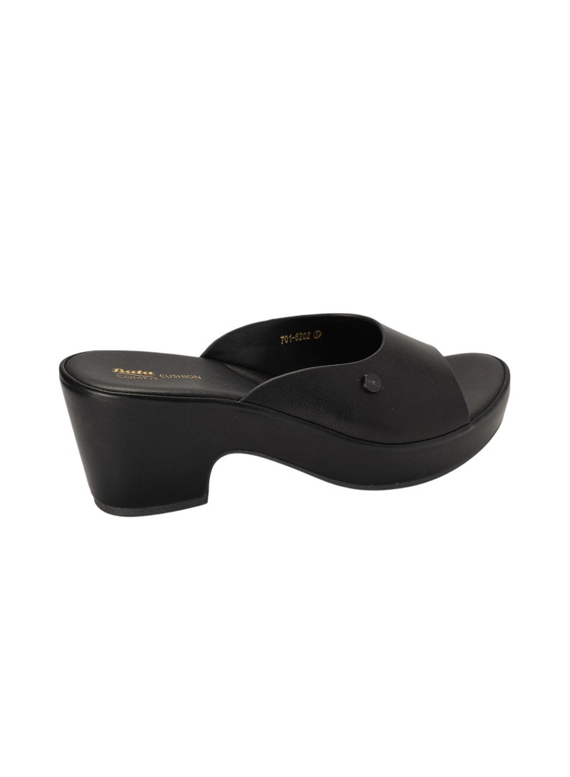 Bata Comfit Solid Block Heel Sandals - Image 3