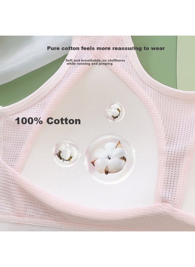 Yalu Girls' Developmental Underwear 10-year-old Thin Mesh Children's Bra Primary School Girls Stage 2 Vest - Image 2
