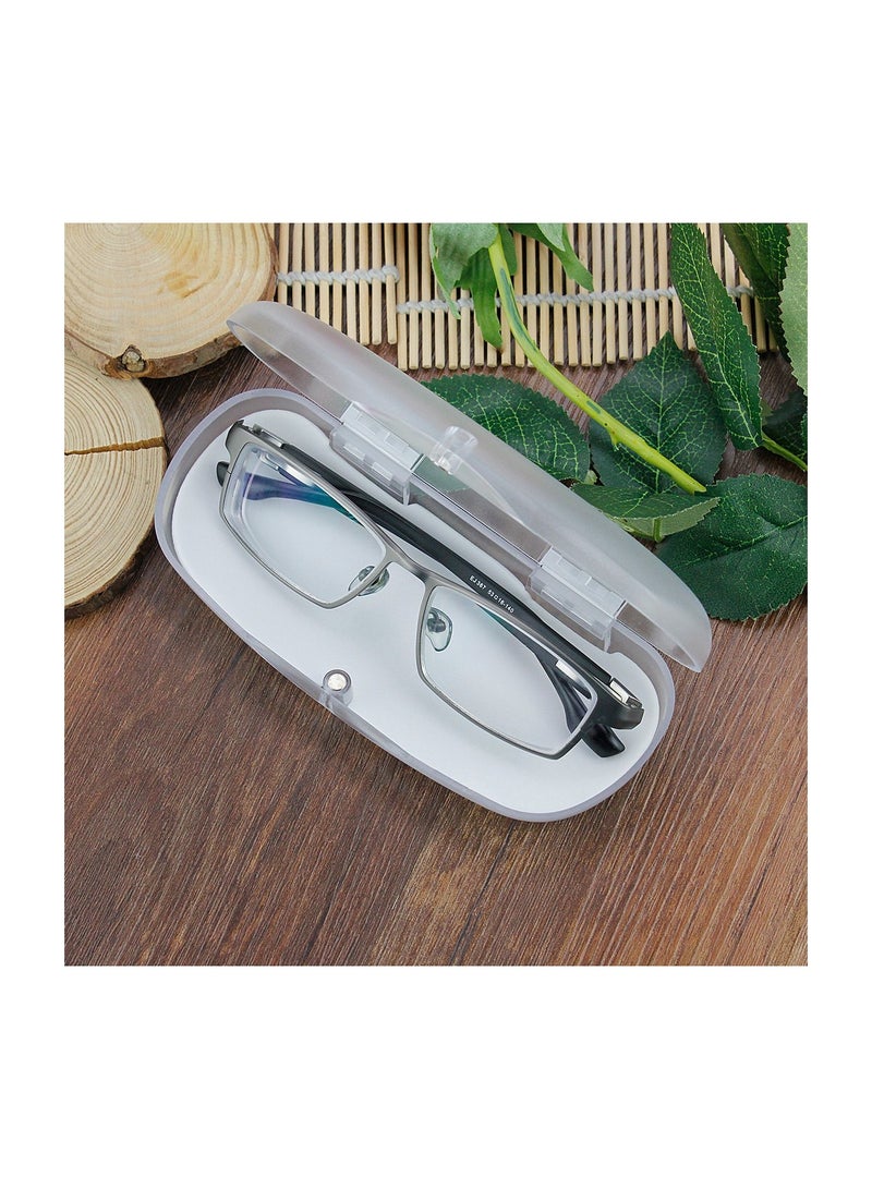 SYOSI Glasses Case, Spectacle Case Box Magnetic Closure, Plastic Translucent Eyeglass Case, Large Glasses Case Concise, Protector Eyeglasses  - Image 5