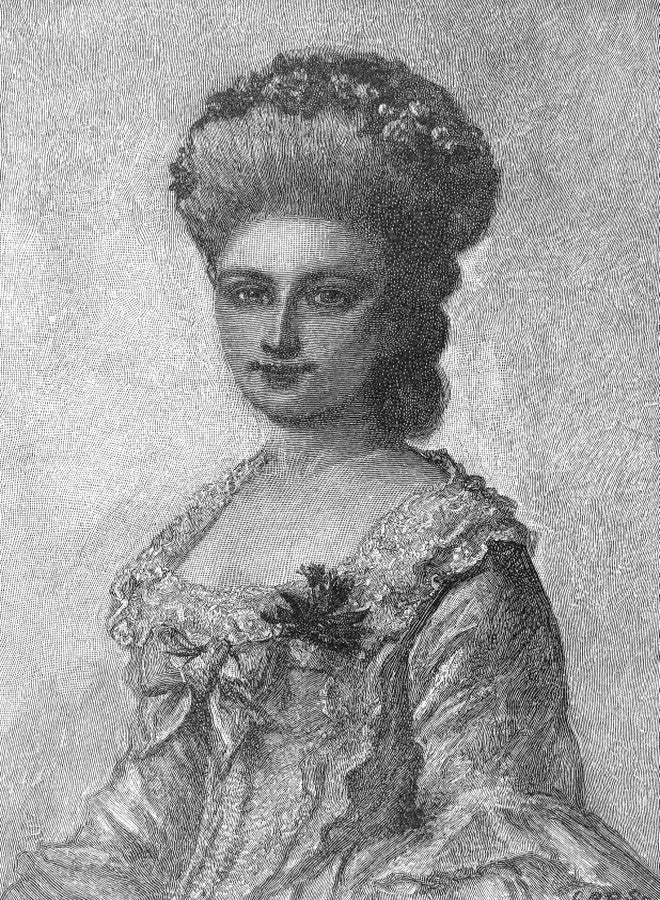 سارة جاي (1757-1802) نيسارة فان بروغ ليفينغستون جاي زوجة القاضي الأمريكي ورجل الدولة جون جاي نقش خطي ملصق من القرن التاسع عشر (24 x 36)