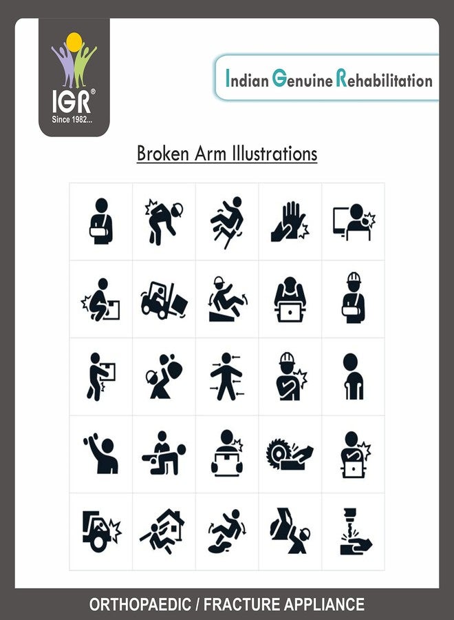 IGR حمالة ذراع IGR للكسور/تثبيت الكتف - مقاس كبير جدًا (85-95 كجم) - قطعة واحدة - Image 4