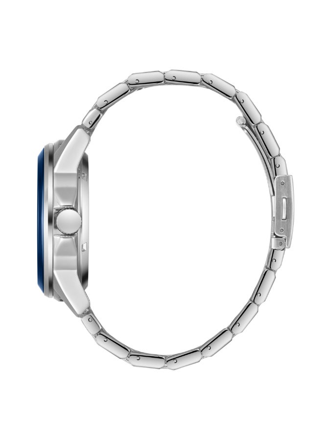 سلازنجر ساعة رجالية أوتوماتيكية بسوار معدني فضي - Image 3