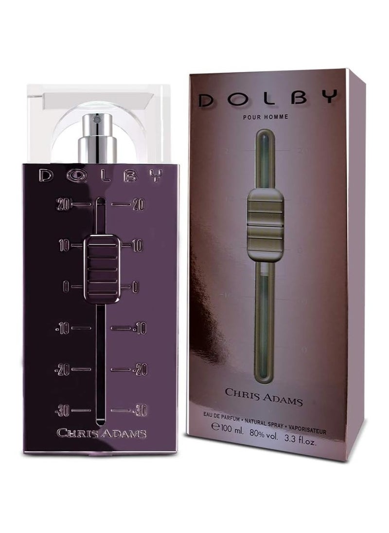 Chris Adams Dolby Pour Homme Eau De Parfum Natural Spray Vaporizer  100 ML  - Image 4