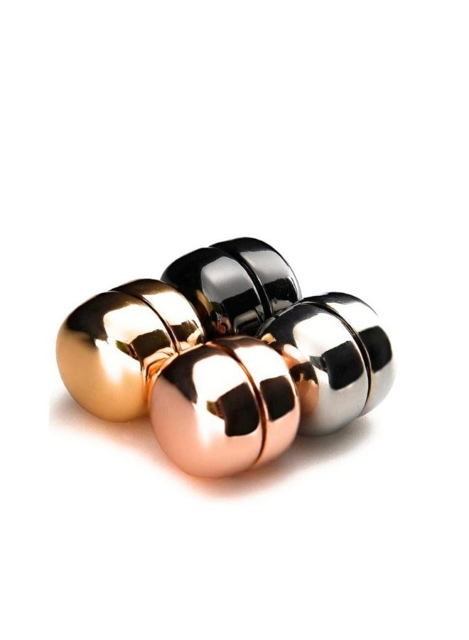 FASHIONEEDA Hijab Pins Magnetic With Strongest Commercial Strength, Hijab Magnets for Women in Hijab Accessories and Pins for Scarf, No Snag Hijab Magnets (Round Shape-Set of 4) - Image 1