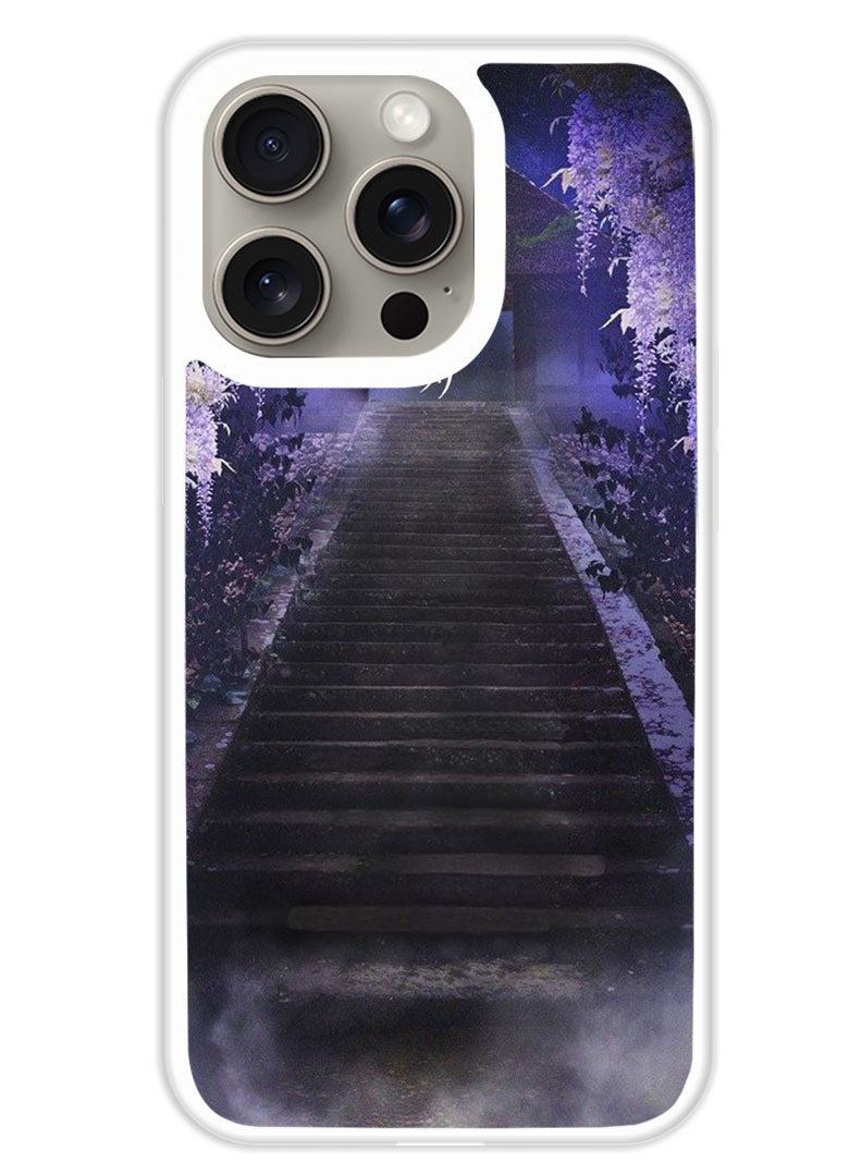 Theodor Protective Case Cover For APPLE IPHONE 15 Pro Max Demon slayer (White Bumper) - Image 1