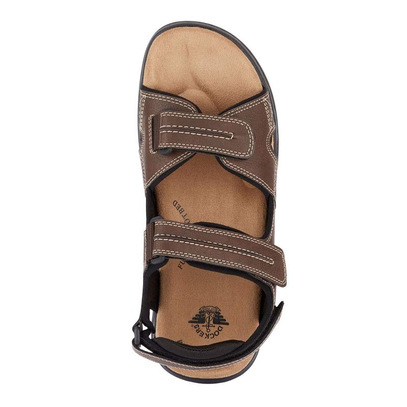 DOCKERS Mens Newpage Outdoor Sport Sandals for Men - Memory Foam Comfort & Adjustable Straps, Briar, 10 - Image 3