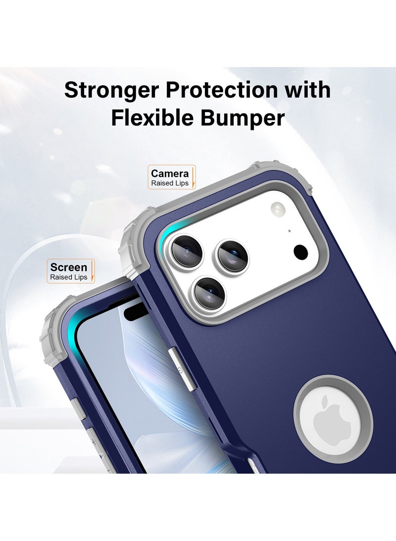 عام غطاء سيليكون لـ iPhone 17 Pro Max - حماية ثلاثية بتغطية كاملة، غطاء واقٍ من الصدمات بوسائد هوائية، حماية شاملة للهاتف - Image 4