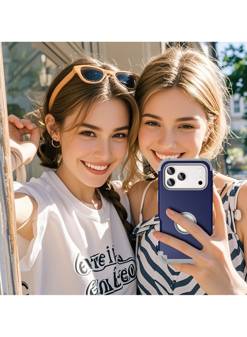 عام غطاء سيليكون لـ iPhone 17 Pro Max - حماية ثلاثية بتغطية كاملة، غطاء واقٍ من الصدمات بوسائد هوائية، حماية شاملة للهاتف - Image 3