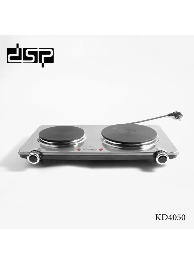 DSP 1000W & 1500W KD4050 Dual Cooker Silver - Image 3