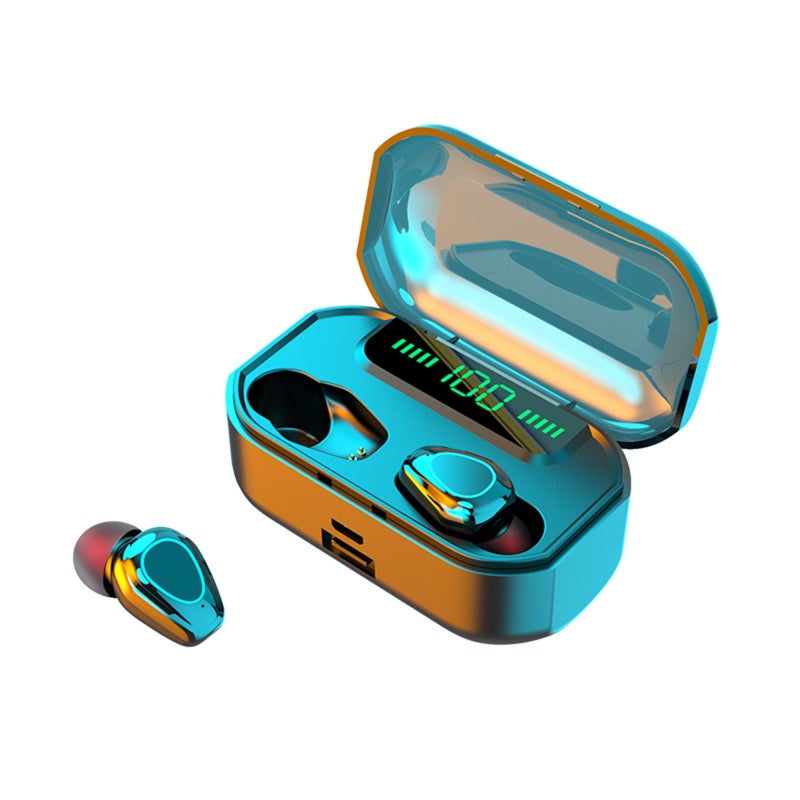 MR-G20 True Wireless Earphone BT 5.1 Mini Headsets Sport Earbuds LED Display HD Call with Mic USB Output Power Bank - Image 1