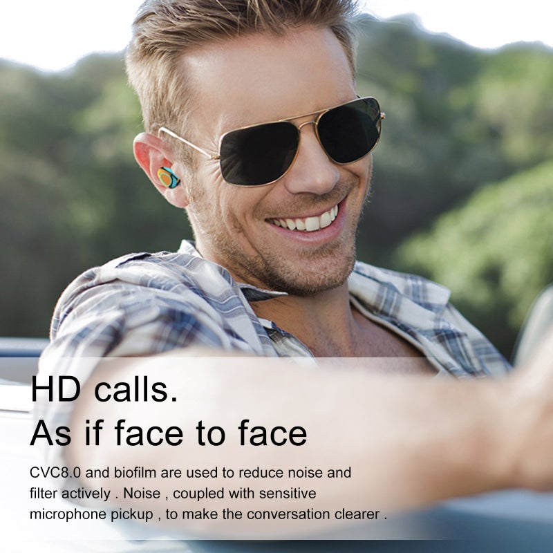 MR-G20 True Wireless Earphone BT 5.1 Mini Headsets Sport Earbuds LED Display HD Call with Mic USB Output Power Bank - Image 2