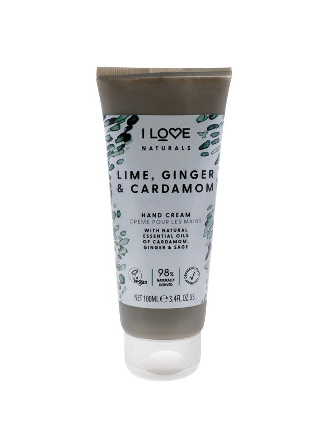 آي لاف لوشن لليدين بالزنجبيل والهيل من ناتشورالز، لوشن لليدين للبشرة الجافة، لوشن مرطب بزبدة الشيا وزيت جوز الهند، 3.38 أونصة - Image 1