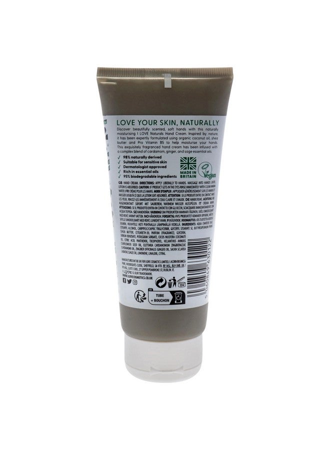 آي لاف لوشن لليدين بالزنجبيل والهيل من ناتشورالز، لوشن لليدين للبشرة الجافة، لوشن مرطب بزبدة الشيا وزيت جوز الهند، 3.38 أونصة - Image 2