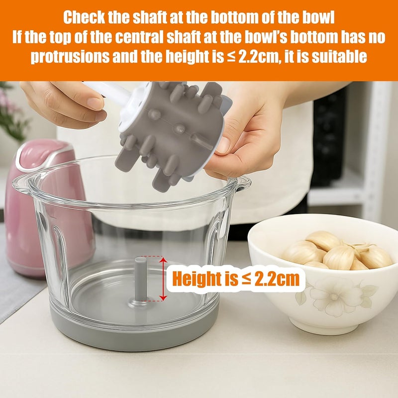 KH866 2Pcs Garlic Peeling for 3L Electric Peeling Machine- Silicone Peeler Roller for Quick, Easy Clove Prep, Electric Accessories Tool, No Odor Peeler - Image 4