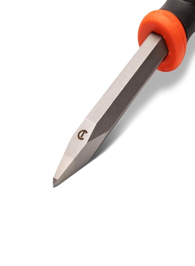 Crescent 3/4" x 12"Bull Point Chisel with Handguard - CBPC34H - Image 3