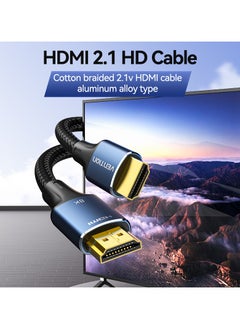 VENTION Vention Cotton Braided HDMI-A Male to Male HD Cable 8K 1M Aluminum Alloy Type  - Image 3