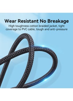 VENTION Vention Cotton Braided HDMI-A Male to Male HD Cable 8K 1M Aluminum Alloy Type  - Image 5