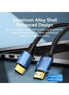 VENTION Vention Cotton Braided HDMI-A Male to Male HD Cable 8K 1M Aluminum Alloy Type  - Image 4