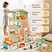 Giant bean 26 Pcs Large Wooden Dollhouse Furniture 5 Set for Kitchen Living Room Bedroom Bathroom Babyroom Candy Dollhouse Accessories Furniture Toy for Girls Boys Kids 3 - Image 4