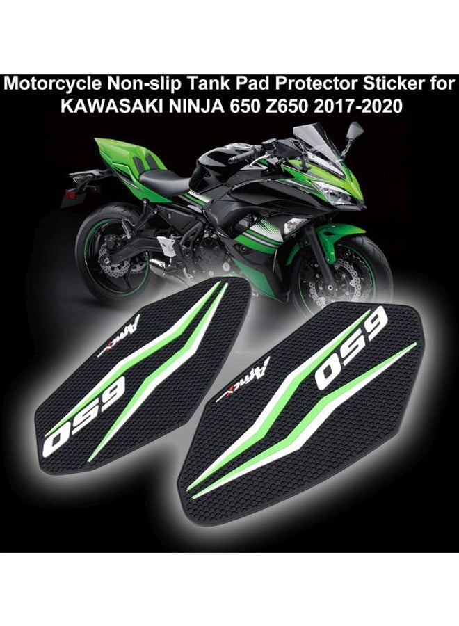 NIBEMINENT Non-Slip Tank Sticker For Kawasaki Ninja 650 Z650 2017-2020 - Image 2