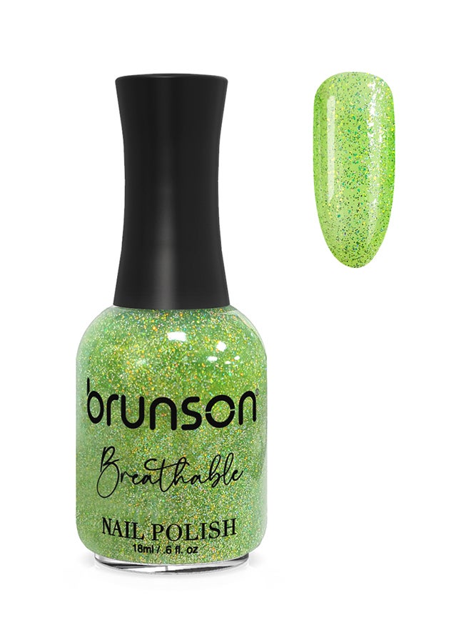 brunson Breathable Nail Polish Halal nail polish Wudu friendly Quick-Dry Vegan long lasting but easy peel off   18ml BH301
