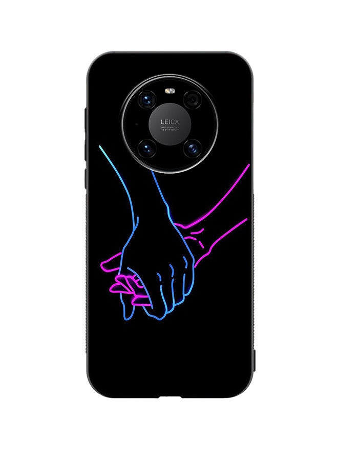 VR CREATIVE Protective Case Cover For Huawei Mate 40 Hands Design Multicolour - Image 1