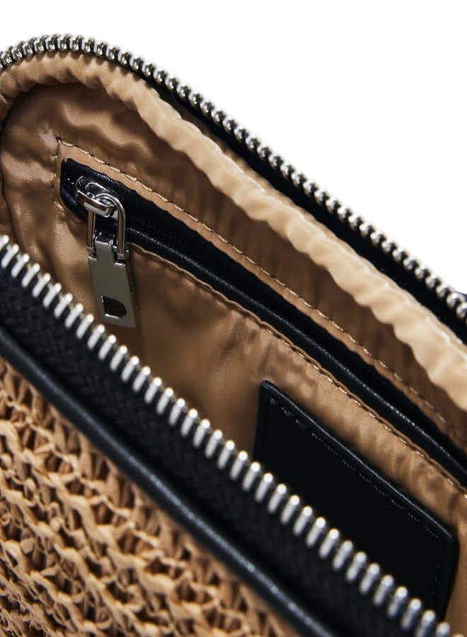 DESIGUAL MONE_HALF LOGO RAFFIA J, 1014 NATURAL, U - Image 4