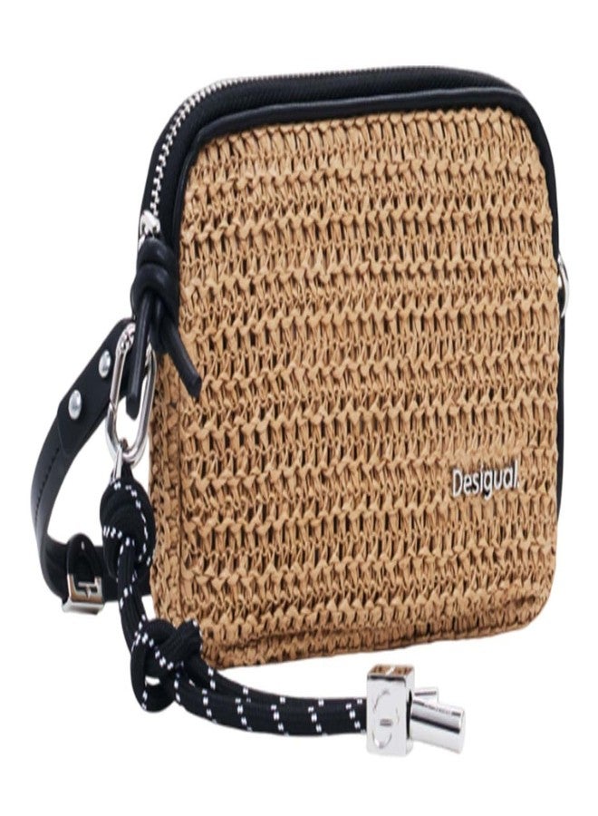 DESIGUAL MONE_HALF LOGO RAFFIA J, 1014 NATURAL, U - Image 2