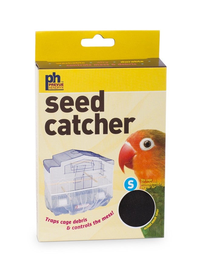 PH Prevue Hendryx Prevue Pet Products 820B Mesh Bird Seed Catcher, Black, Small/7" - Image 1