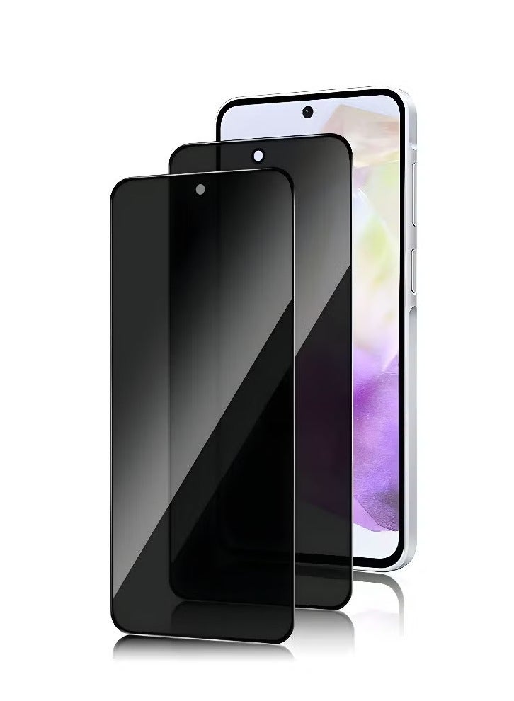 MIGOFAST Samsung Galaxy A36 Privacy Tempered Glass Anti Spy Screen Protector With 2 Pack Ultra HD Anti Scratch Bubble Free Easy Install 9H Protective Glass for Galaxy A36 - Image 1