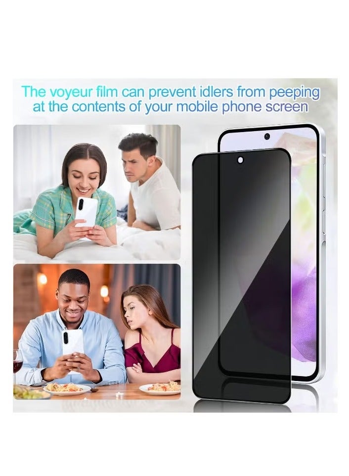 MIGOFAST Samsung Galaxy A36 Privacy Tempered Glass Anti Spy Screen Protector With 2 Pack Ultra HD Anti Scratch Bubble Free Easy Install 9H Protective Glass for Galaxy A36 - Image 4
