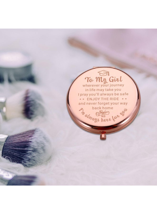 FOOZDEEVAAQ 2026 Graduation Gifts for Women Class of 2026 Gifts Bulk Senior Night Gift 2026 Senior Year Gift for Girls 2026 Graduation Stuff for Her College Girls Students 2026 High School Daughter Compact Mirror - Image 4