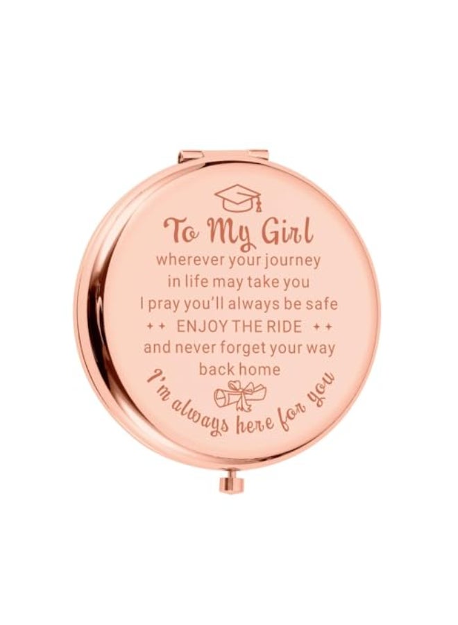 FOOZDEEVAAQ 2026 Graduation Gifts for Women Class of 2026 Gifts Bulk Senior Night Gift 2026 Senior Year Gift for Girls 2026 Graduation Stuff for Her College Girls Students 2026 High School Daughter Compact Mirror - Image 1