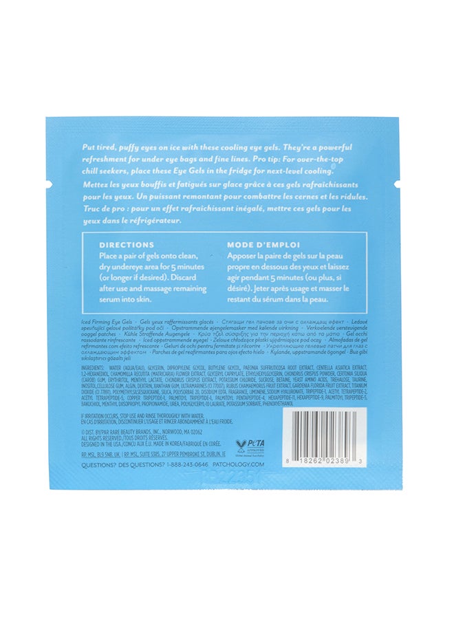 Patchology Serve Chilled Iced Eye Gels – Instant Depuffing for Morning Eyes, Peppermint & Cloudberry, Super-Cooling Gel for Puffiness Relief 1 Pair - Image 2