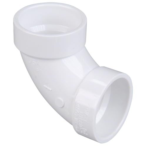 NIBCO Fig No U4807, 1-1/2 in. PVC DWV 90 Degree Elbow Hub - Image 3