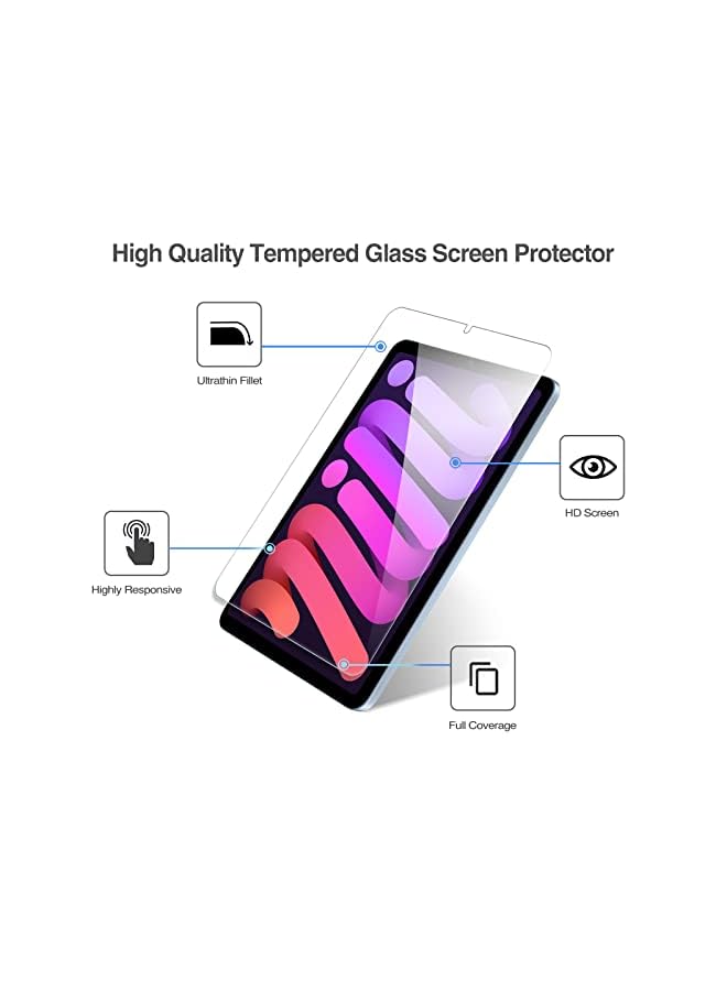 Procases Pack Procase Screen Protector For Ipad Mini 6 8.3 Inch 2021, Tempered Glass Screen Film Guard For 6Th Generation Ipad Mini 2021 - Image 3