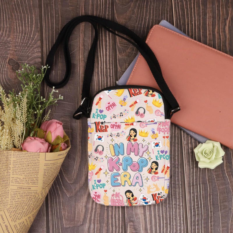Lywjyb Birdgot Korean Music Crossbody Bag Korean Music Lover Gift K-Drama Fan Gift Music Fan Gift (Kp era CR) - Image 2