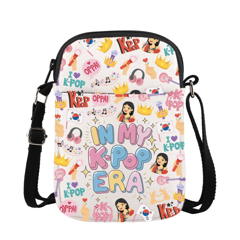 Lywjyb Birdgot Korean Music Crossbody Bag Korean Music Lover Gift K-Drama Fan Gift Music Fan Gift (Kp era CR) - Image 1