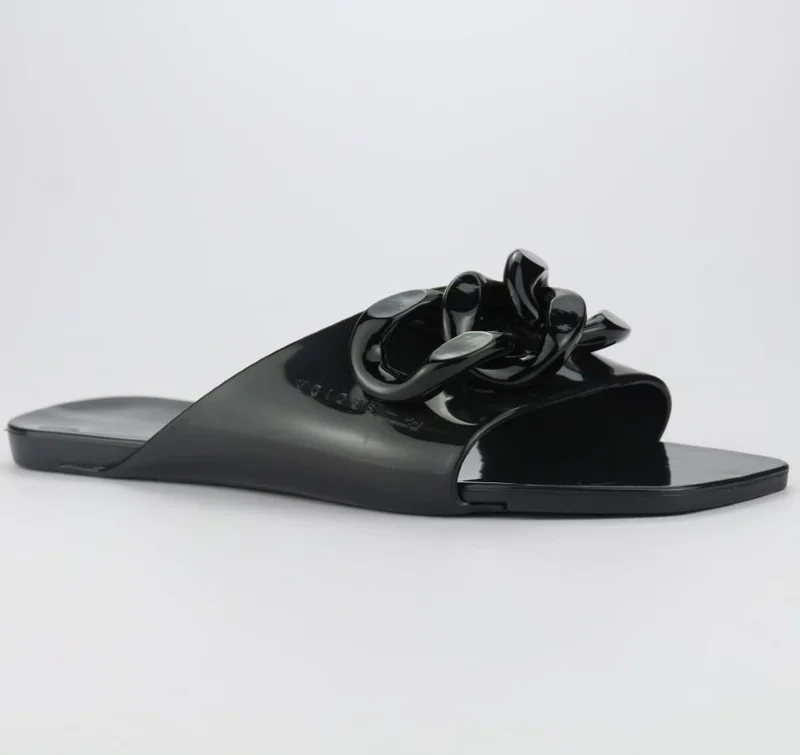 فويسيز Voices Women'S Flip Flops, Avolto  Corrente - 010.00002, Color - Black