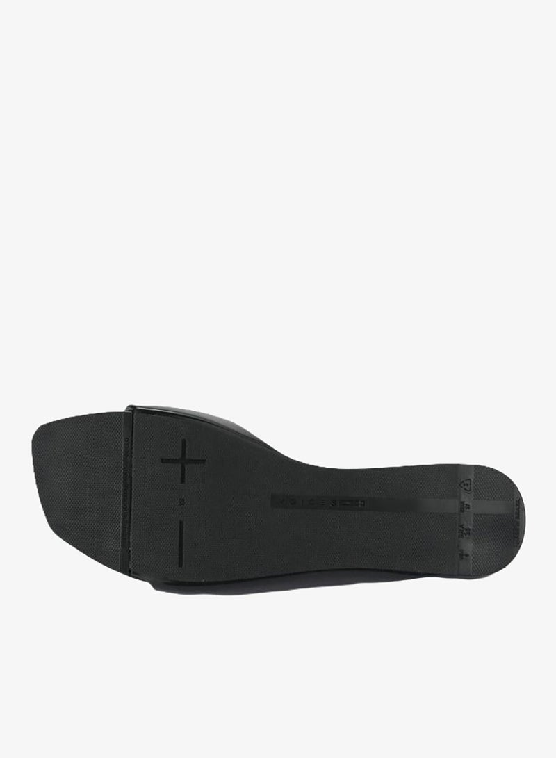 Voices Avolto  Corrente Women'S Low Sandal With Chain Design - Black - Image 5