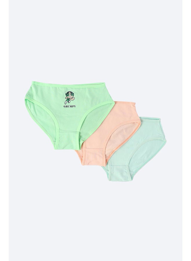 Carina Pack of 3 Girly Brief Panties 