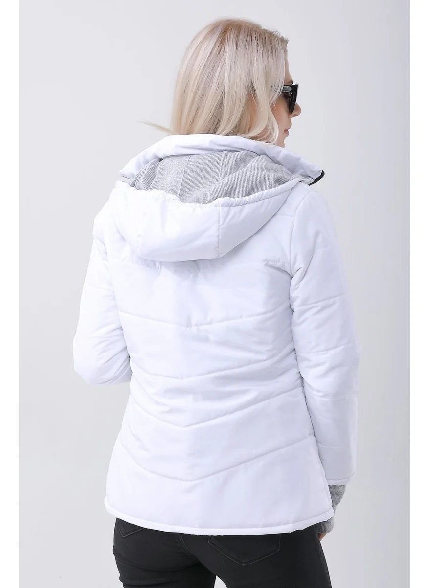 Barbora Casual Waterproof Hooded Winter Puffer Women's Coat