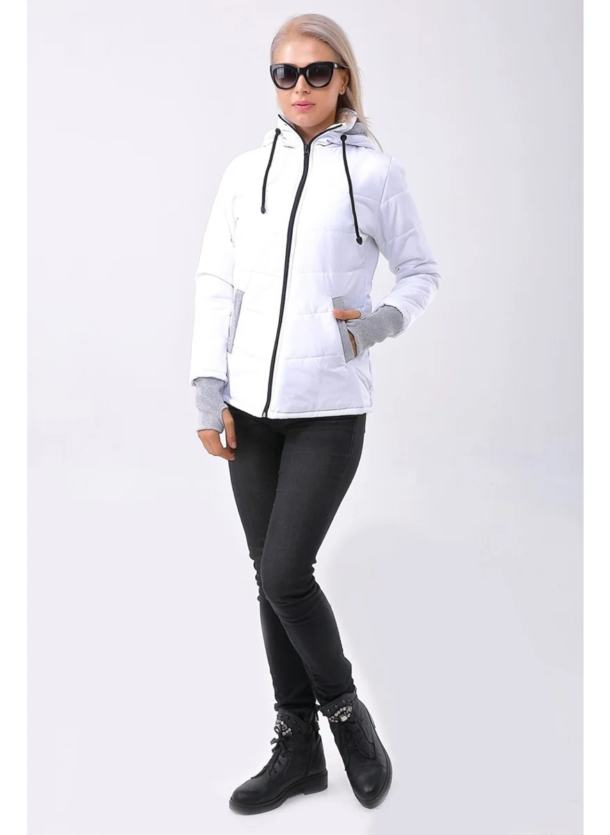 Barbora Casual Waterproof Hooded Winter Puffer Women's Coat