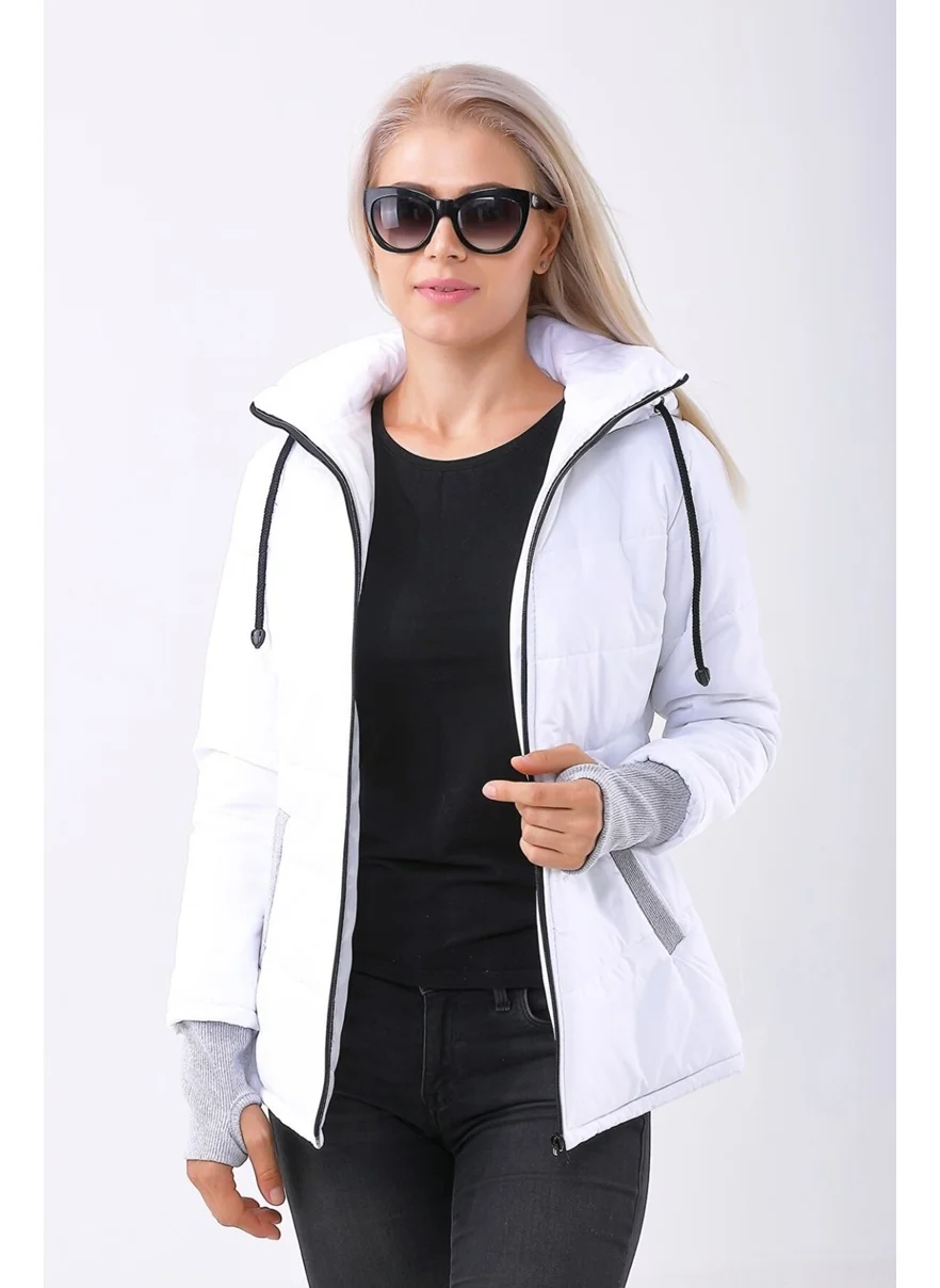 Barbora Casual Waterproof Hooded Winter Puffer Women's Coat