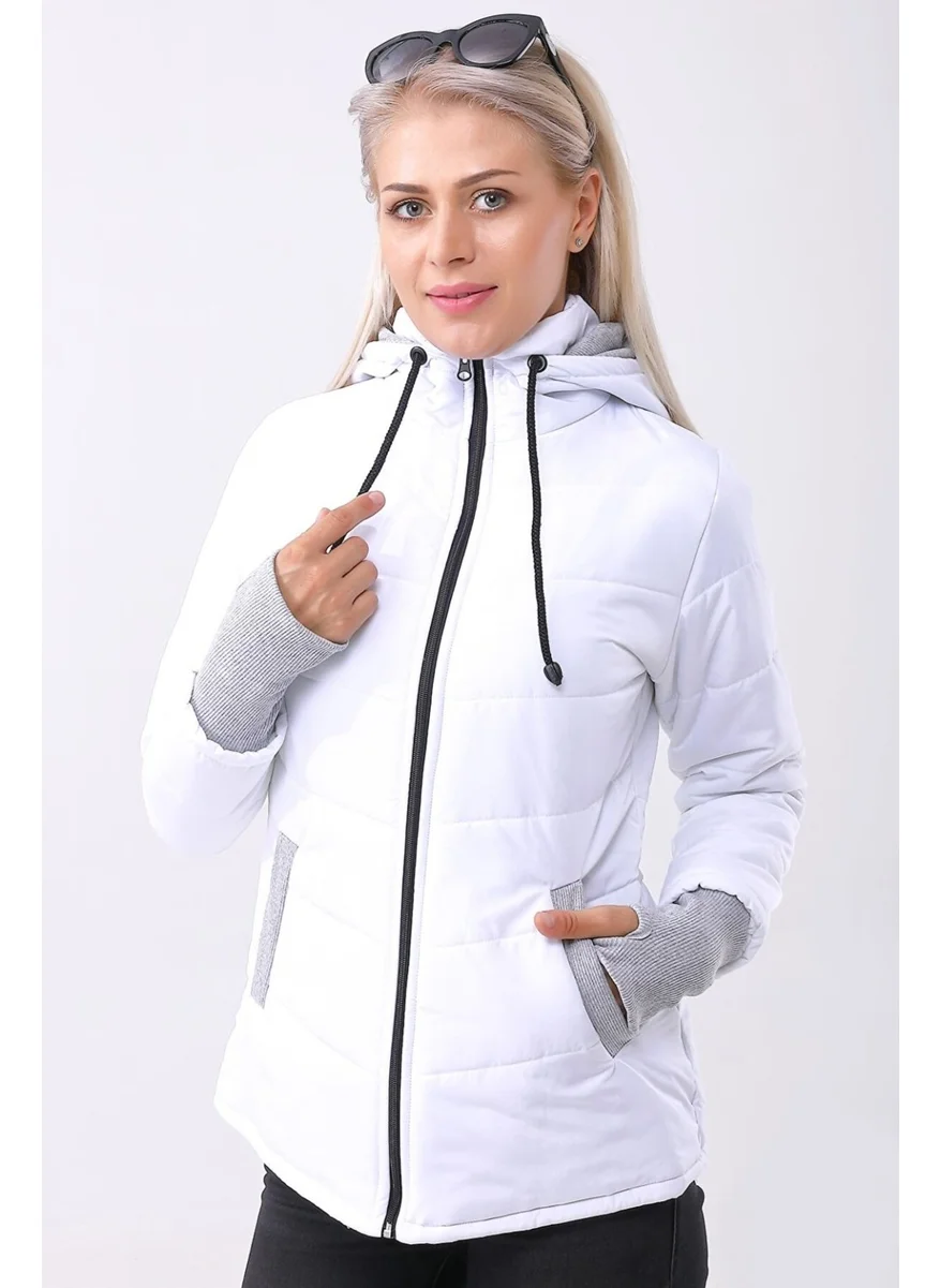 Barbora Casual Waterproof Hooded Winter Puffer Women's Coat