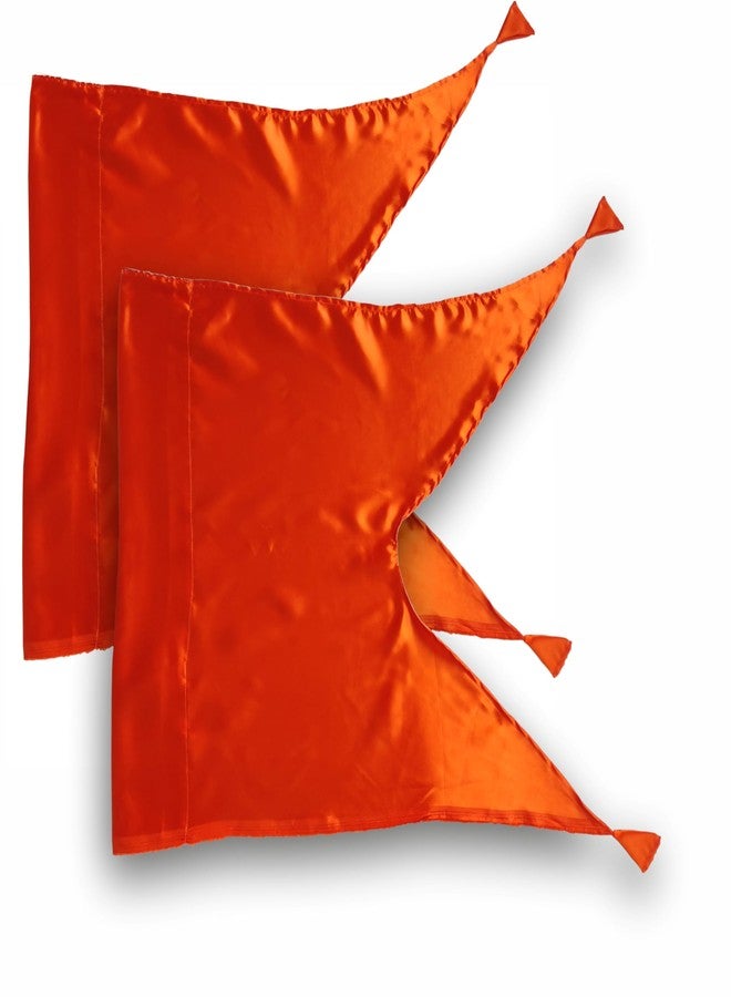 La Jarden Orange Bhagwa Flag, 20x30 Inches, Pack of 2 - Image 1