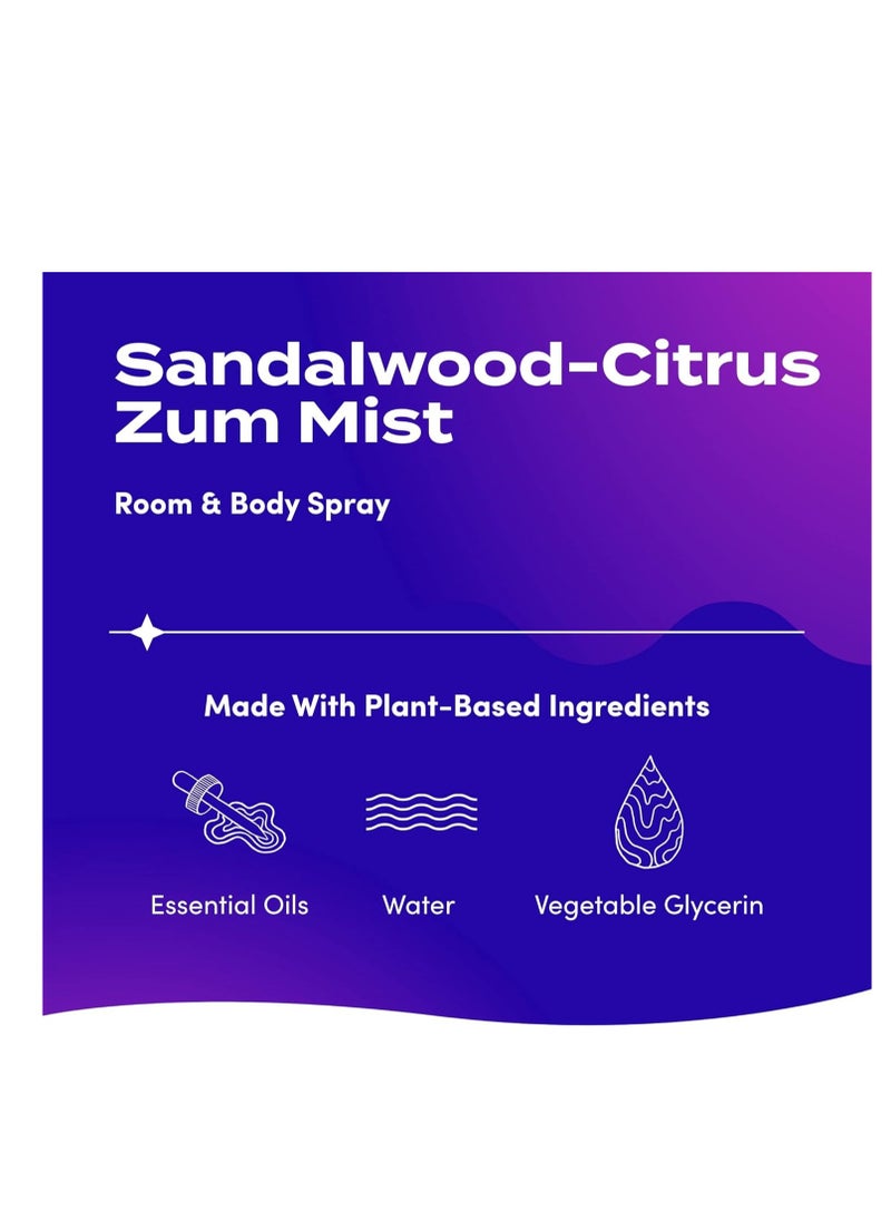 Indigo Wild Zum Mist Room and Body Spray - Sandalwood-Citrus - 4 fl oz - pzsku/ZDA9630BCB0C1A22625BCZ/45/_/1724541209/c306f958-24c7-410f-a803-d90fdf7b8683