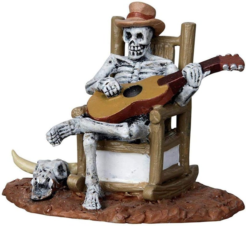 Lemax Spooky Town Rocking Chair Skeleton 22003